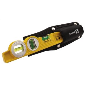 Stabila 166700 - nivel de burbuja con base magnética e inclinómetro
