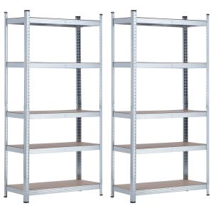 Estante de varão 100kg 90x35x137cm Thinia Home