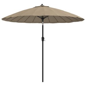 Carrefour - guarda-sol de jardim - taupe - 270 cm