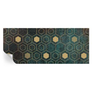 Papel de parede vinílico hexágonos geométricos 250x104 tulup