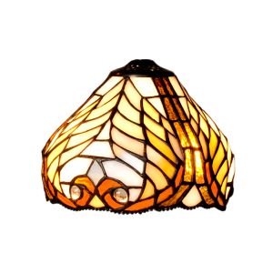 Abajur tiffany avulso, série dali, 20 cm de ø