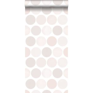 Walls4you papel de parede bolinhas bege - 53 cm x 10.05 m - 935290