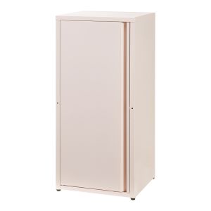 Armário metálico burlöv aço 88 x 40 x 35 cm rosa [en.casa]