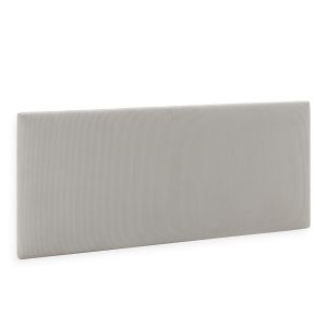 Cabeceira estofada bari 140x60 cm cinza