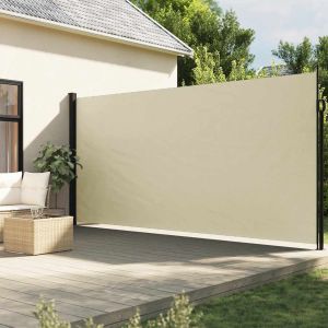 Toldo lateral retrátil 200x500 cm cor creme egw104249