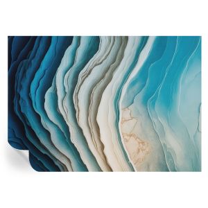 Papel de parede adesivo ondas de harmonia 208x146 tulup