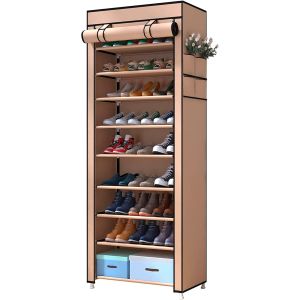 Tecido para sapateira para sapatos nyana home 160x88x30 cm 27 pares marrom