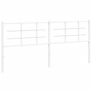 vidaXL cabecero de metal blanco 193 cm