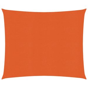 vidaXL toldo de vela naranja hdpe 160 g/m² 2,5x2,5 m