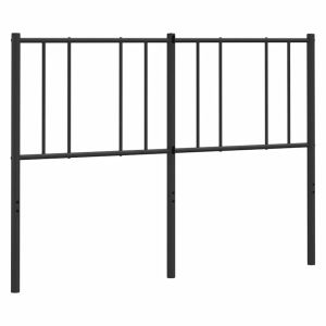 vidaXL cabecero de repuesto de metal negro 150 cm