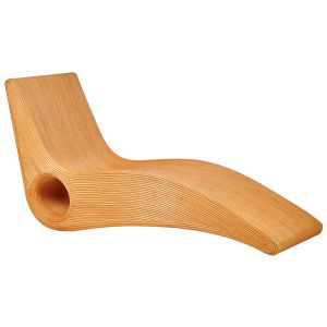 Espreguiçadeira airole rattan castanho