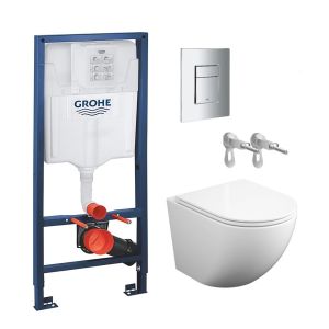 Pack grohe rapid sl cromo + sanita round smart 52 tornado
