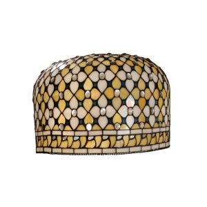 Abajur tiffany avulso, série queen, 30 cm de ø