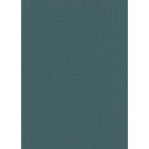 Erismann papel de parede textura de linho azul-petróleo - 53 cm x 10.05 m