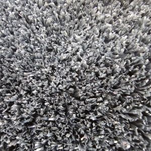 Grama artificial 8mm / 2x30 (60m²) / 34.000 pontos/m² / cinza