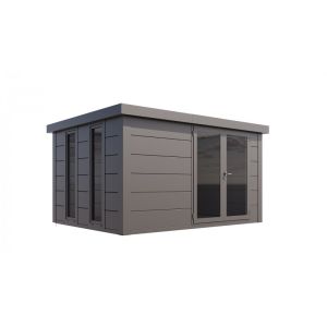 Abrigo de jardim nh14 iluminado | antracite | 388 x 298 - novo habitat