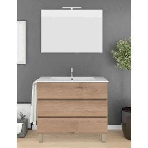 Móvel de banho imperia com lavatório espelho stepa 120x45cm