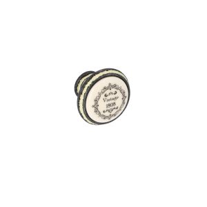 Puxadores para móveis, zamac e porcelana, com 35 mm de diâmetro, lote  6