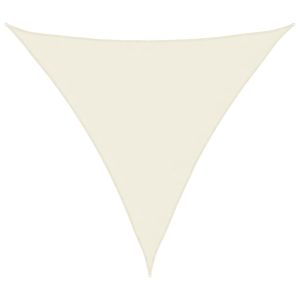 Para-sol est. Vela tecido oxford triang. 4,5x4,5x4,5m cor creme
