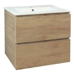 Trendy móvel de parede - 2 gavetas - 60cm -  em madeira - lavatório