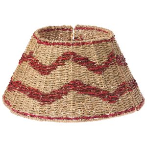 Saia para árvore de natal hiver 43 cm aLGa vermelho