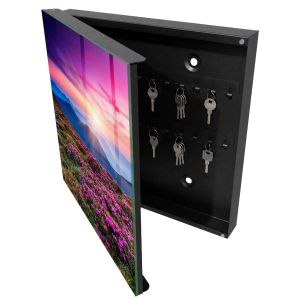Caixa para chaves decorativa 30x30x5, abertura à esquerda tulup