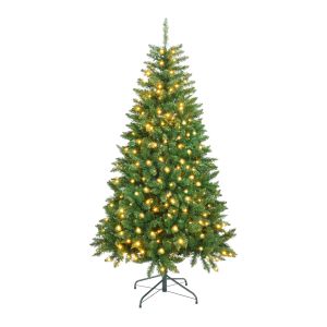Árvore de natal santa claus verde 180x105x105 cm