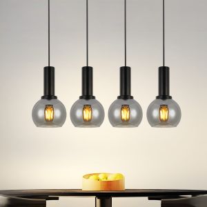Nettlife luminária de pendurar E27 preto 55x13
