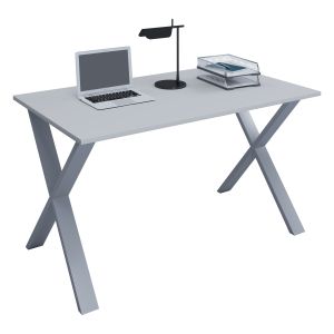 Escritorio lona plata / roble sonoma al. 76 x an. 140 x p. 80 cm
