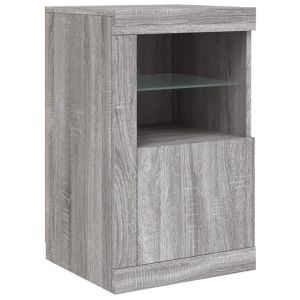 Buffet muito - helloshop26 - 163 cm - madeira de engenharia - iluminação le