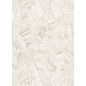 Erismann papel de parede folhas tropicais begeeoff-white - 53 cm x 10.05 m
