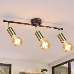 Nettlfe luminária de teto E27 dourado 52.5x13