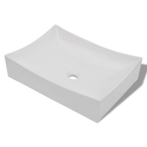Selha de porcelana cerâmica cuvete branca com alto brilho