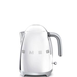 Chaleira smeg 1.7l 360° anos 1950 - 2400w cromo klf03sseu prata