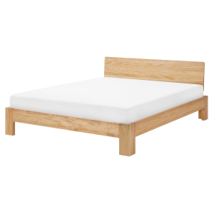 Cama madeira de pinho royan 160 x 200 cm castanho claro