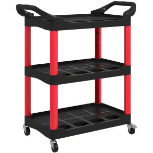 Carro de ferramenta 83x43x97 cm plástico bicolor Homcom
