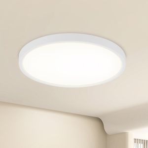 Nettlife teto LED plano 18 cm - 15 w, branco, 4000 k - iluminação