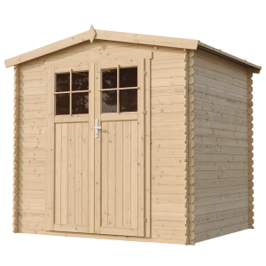 Cobertizo de madera para jardín - 226x236cm/4.33 m² - Timbela m369f+m369g