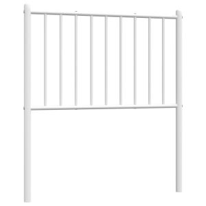 vidaXL cabecero de metal blanco 80 cm