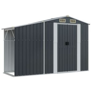 Abrigo de jardim 277x93x179 cm aço galvanizado antracite