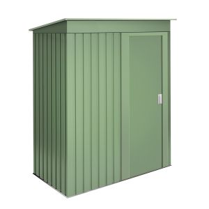 Armário metálico de jardim 1.39m² Wasabi porta de correr anti-corrosão
