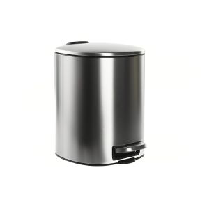 Lixeira de aço inoxidável pp 20x25x27 5l prata