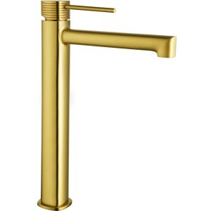 Misturador de lavatório alto firenze ouro escovado [ imex® ]