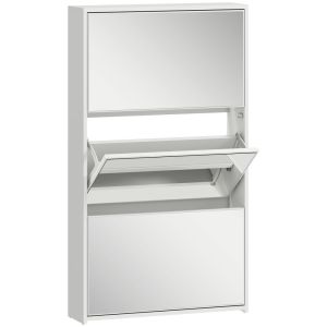 Sapateira 65x17x114,5 cm color blanco Homcom