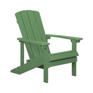 Cadeira de jardim adirondack verde
