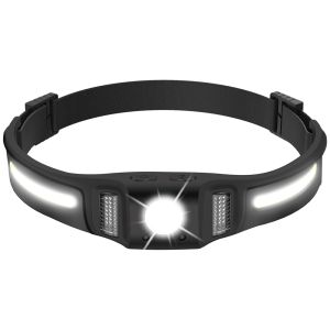 Lanterna LED 650 lm vermelho sensor 10 modos 270° USB-C IPX4