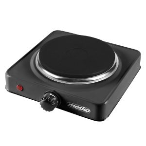 Fogão elétrico, área de cozimento 15,4 cm, te mesko ms 6508 preto 1000w