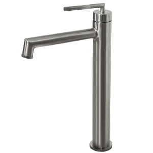 Portofino mezclador alto de lavabo en acabado de acero inoxidable