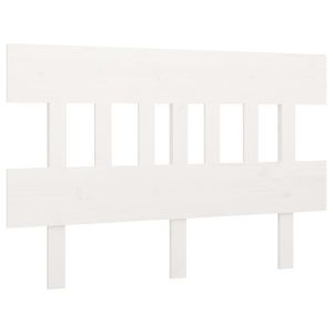 vidaXL cabecero de cama madera maciza de pino blanco 203,5x3x81 cm