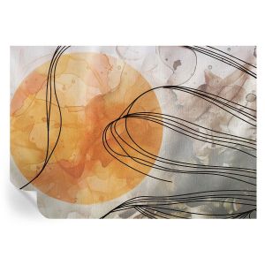Papel de parede vinílico abstração harmoniosa 208x146 tulup